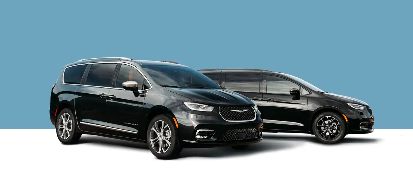 An exterior shot of the 2021 Chrysler Pacifica